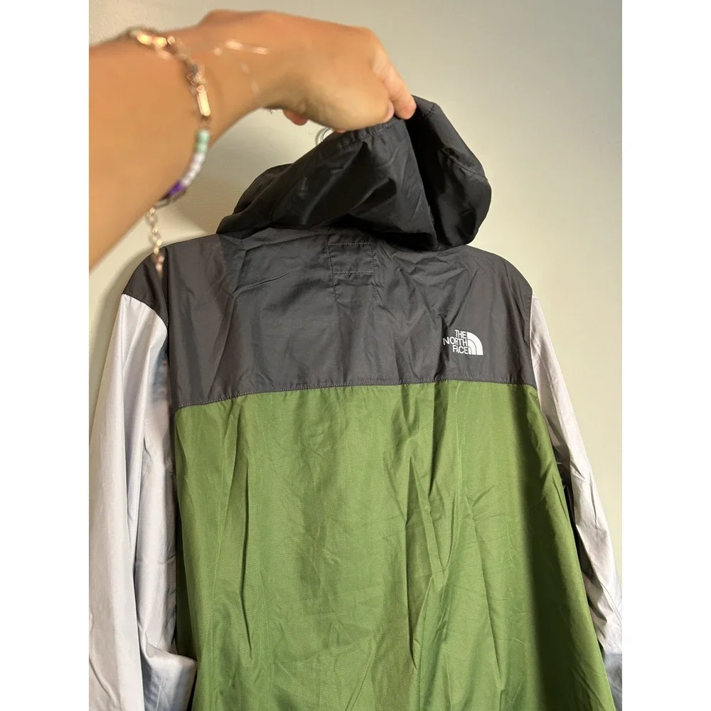 THE NORTH FACE Windwall Jacket Men L Color block Packable Half Zip Hike Trail